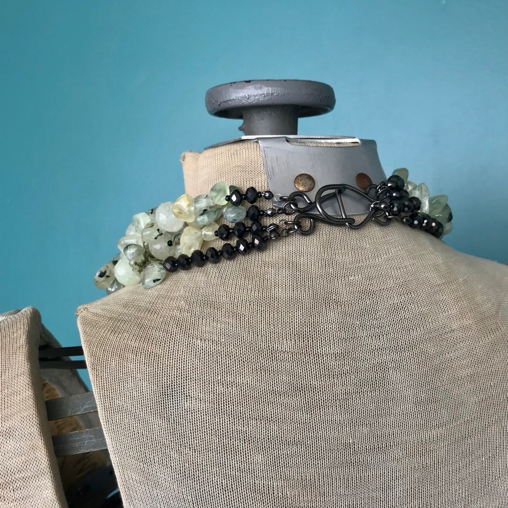 Mint Statement Necklace Chunky Collar Necklace - image 8